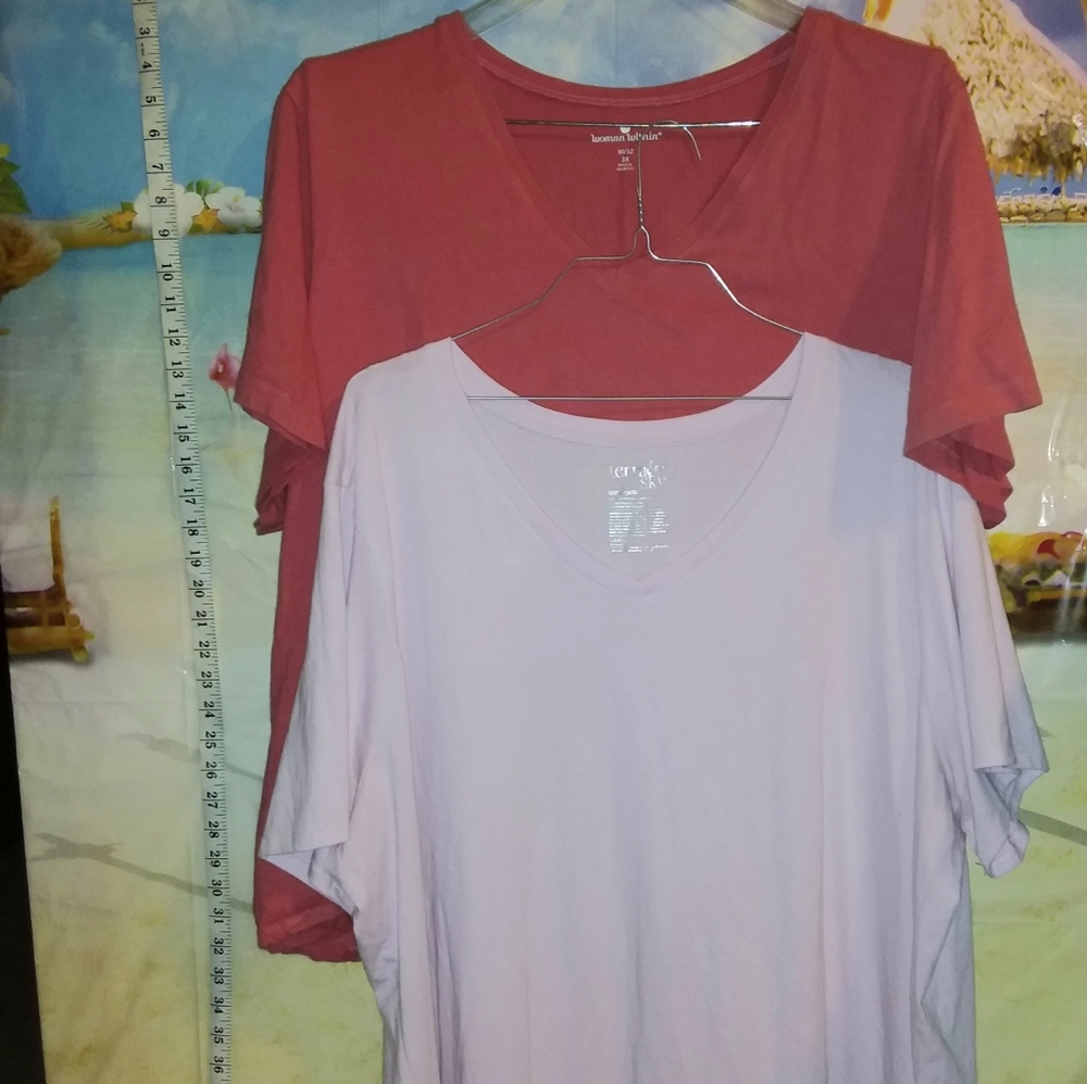 2 plus size 30 tees